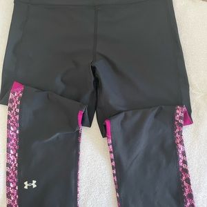 Under Armour.  Capri Length workout tights.